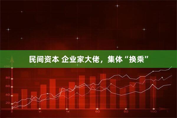 民间资本 企业家大佬，集体“换乘”