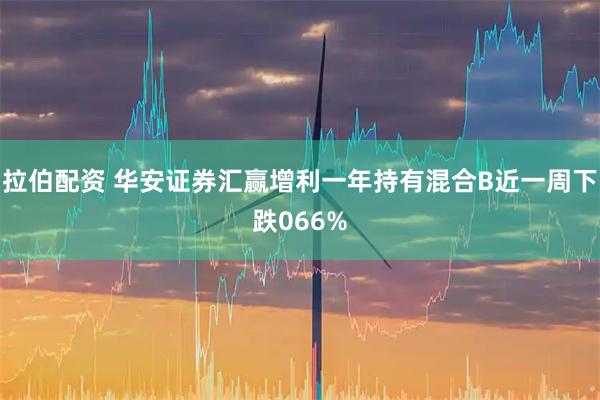 拉伯配资 华安证券汇赢增利一年持有混合B近一周下跌066%